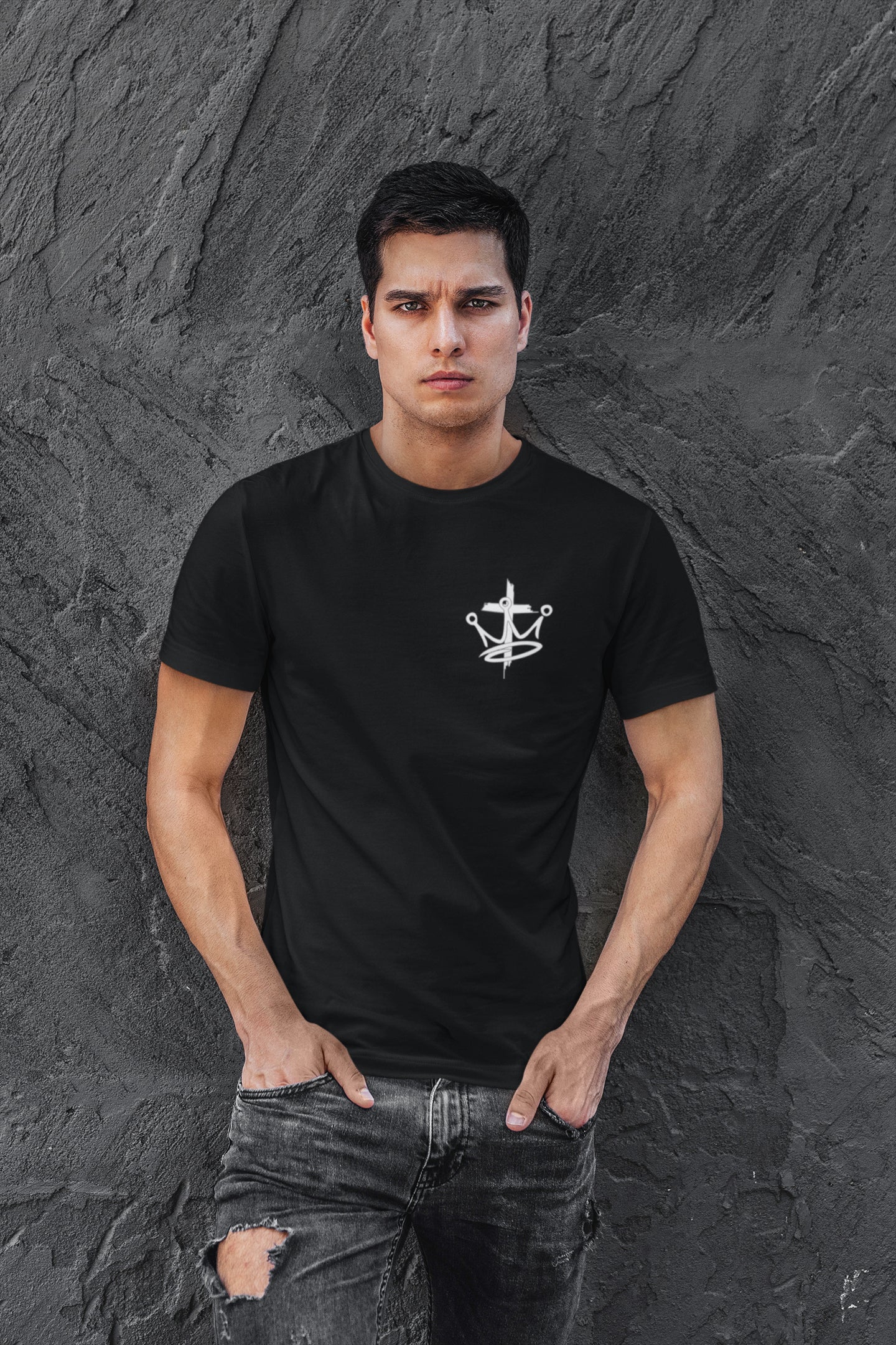 Mens Cross.N.Crown Soft Style Infinity Logo Tee
