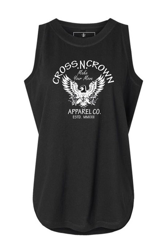 Womens Relaxed Make Your Move Fine Jersey Tank