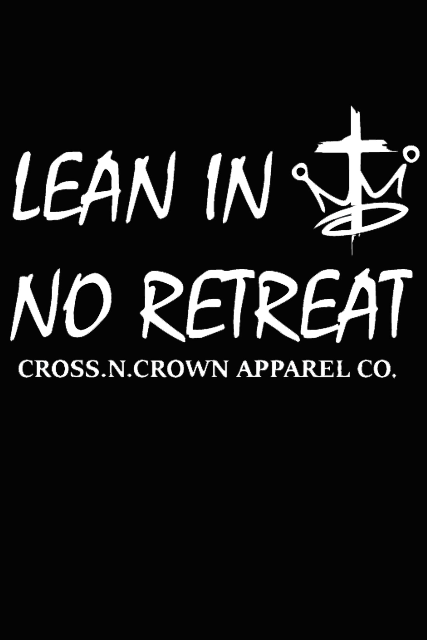 Mens Lean In No Retreat Soft Style Tee