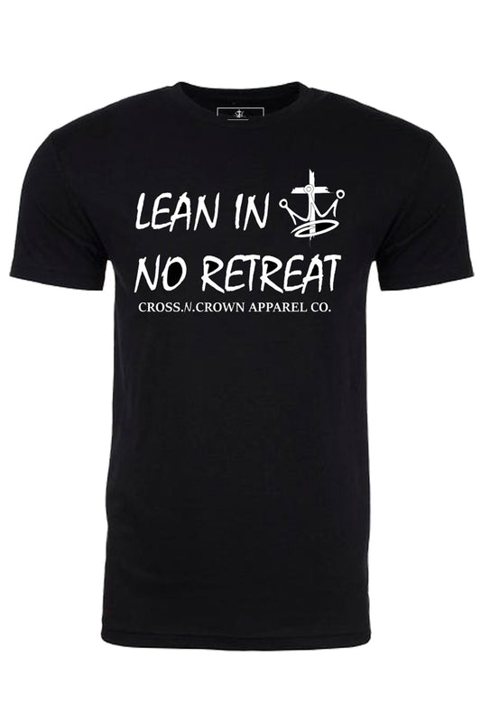 Mens Lean In No Retreat Soft Style Tee