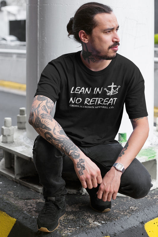 Mens Cross.N.Crown Lean In No Retreat Soft Style Tee