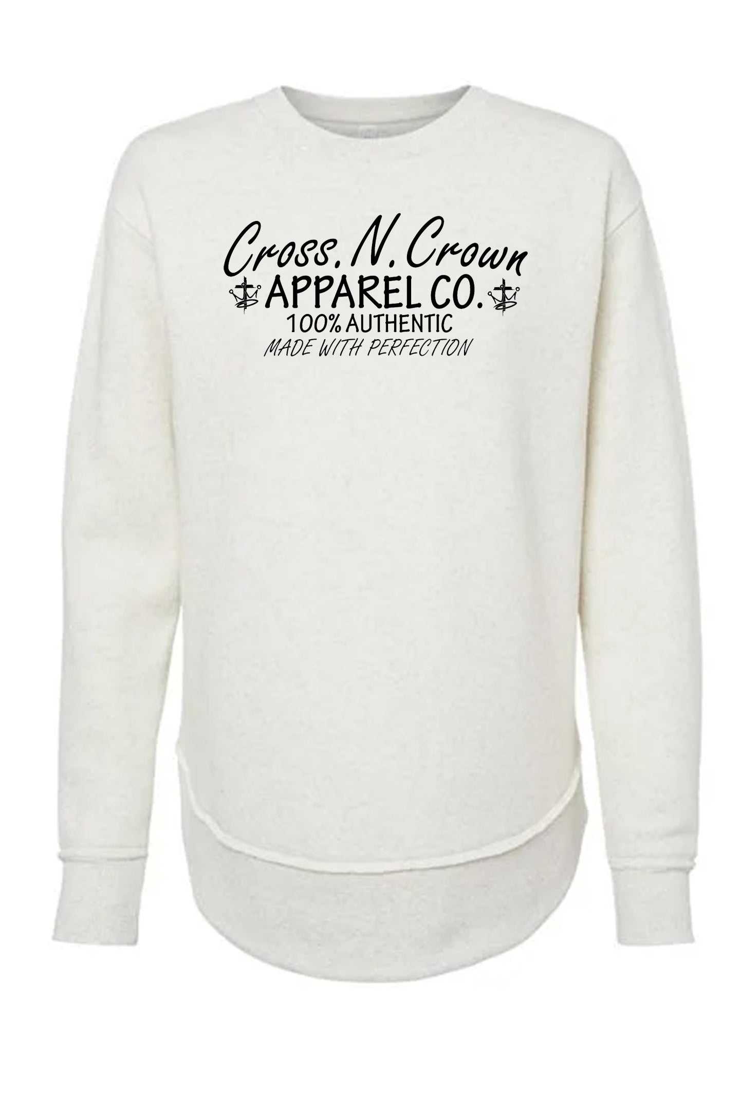 Womens Black Leopard 100% Authentic Made With Perfection Oversized Fleece