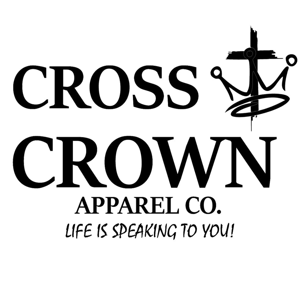 Womens Cross.N.Crown Soft Style Stacked Short Sleeve Tee - Cross.N.Crown Apparel Co